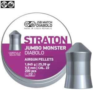 Air gun pellets JSB STRATON MONSTER JUMBO ORIGINAL 200pcs 5.51mm (.22)