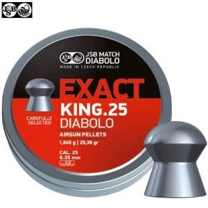 Chumbo JSB Exact King Original 150pcs 6.35mm (.25)