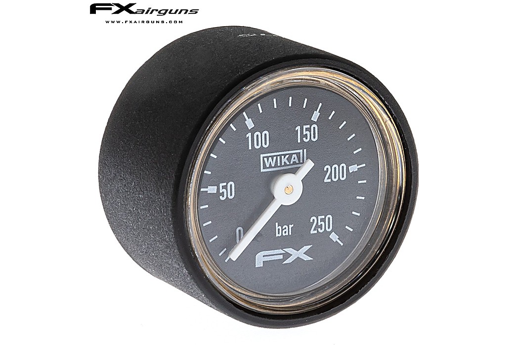 FX Pressure Gauge WIKA 27mm 1/8 IMPACT MKII 0-250BAR
