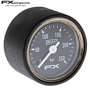 FX Pressure Gauge WIKA 27mm 1/8 IMPACT MKII 0-250BAR