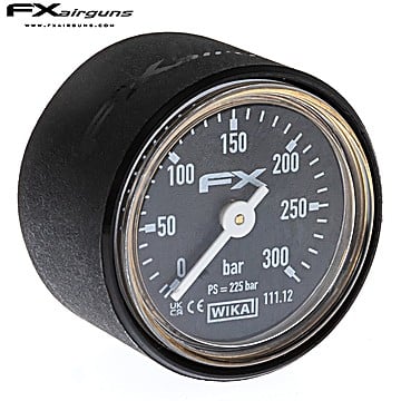 FX Pressure Gauge WIKA 27mm 1/8 IMPACT MKII 0-300BAR