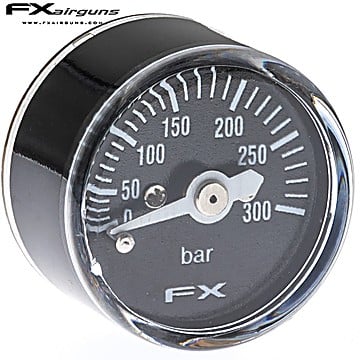 FX Pressure Gauge 25mm 1/8 0-300 BAR