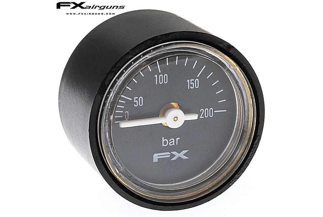 FX Pressure Gauge 28mm 1/8 IMPACT MKII 0-200BAR