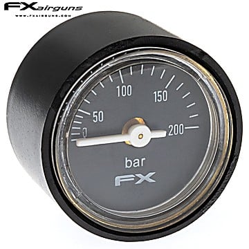 FX Pressure Gauge 28mm 1/8 IMPACT MKII 0-200BAR