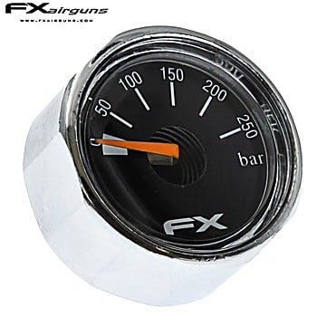 FX Pressure Gauge 23mm 1/8 0-250 BAR