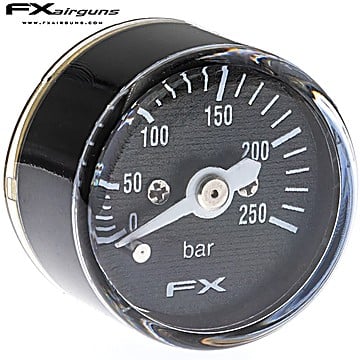 FX Pressure Gauge 25 mm 1/8 0-250 BAR