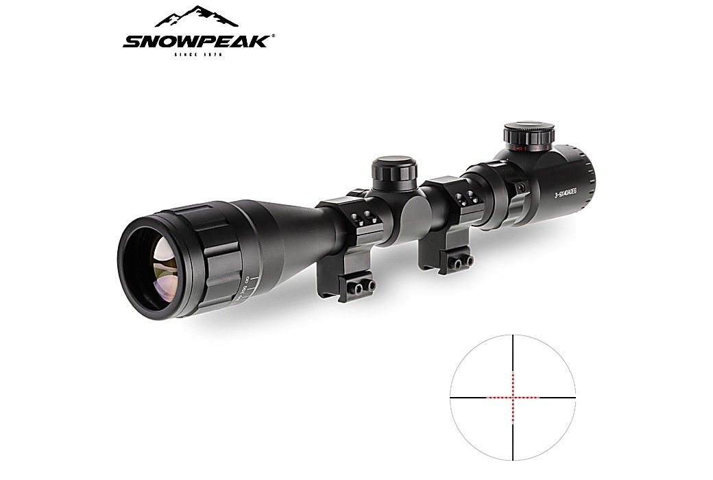 Scope Snowpeak 3-9x40 AO EG IR MIL-DOT