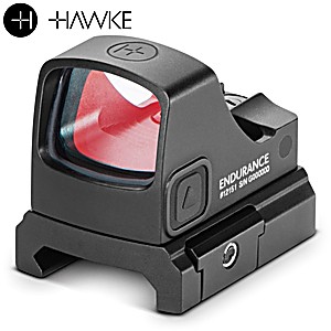 Visor Red Dot Sight Reflex Hawke Endurance 1X21 (3 MOA Dot) Weaver RMSc