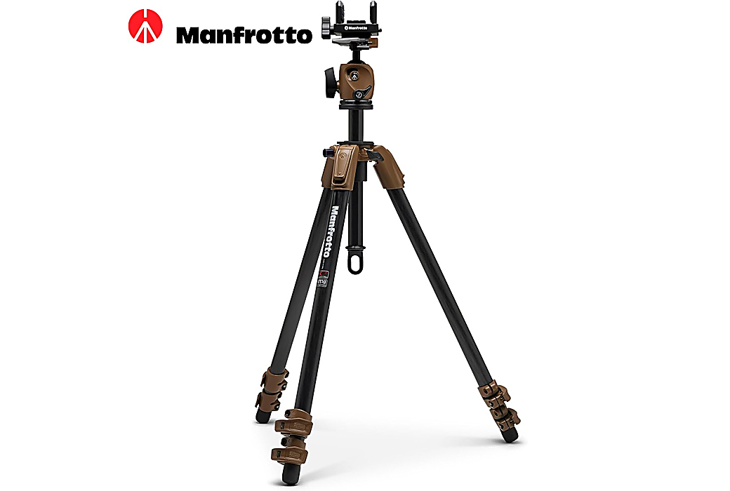 Trépied Télescopique Manfrotto ALPHA S.H.O.T. Carbon Fiber Telescopic Tripod Ball Head Kit