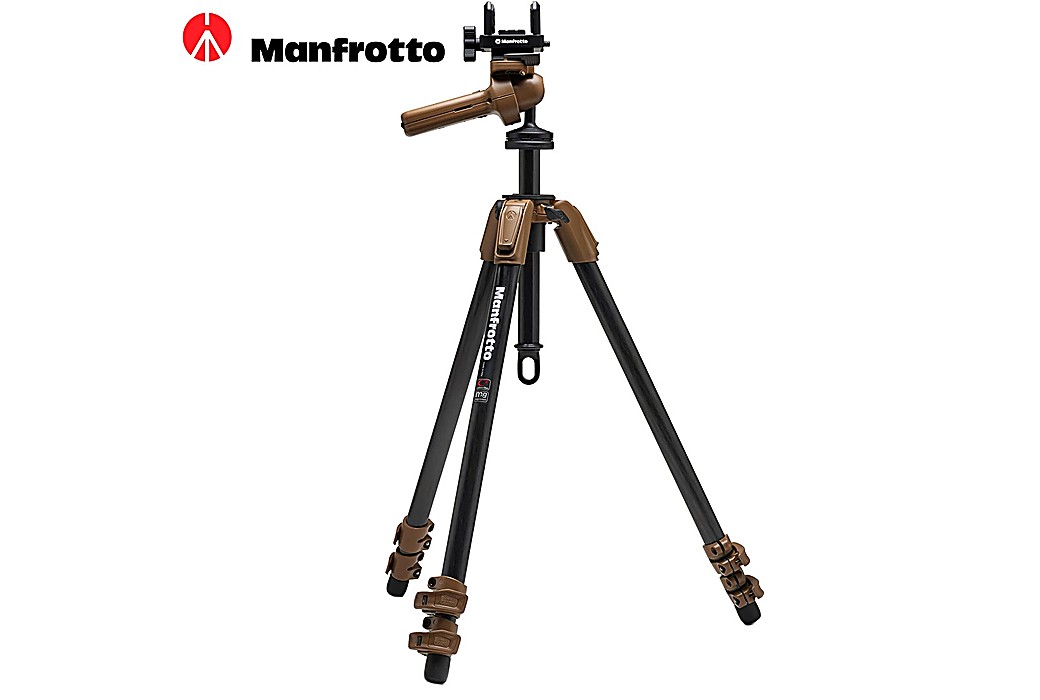 Manfrotto Alpha Shot Telescopic Tripod Grip Pro Kit Carbon Fiber