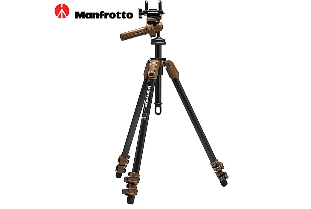 Trépied Télescopique Manfrotto Alpha Shot Grip Pro Kit Fibre de Carbone