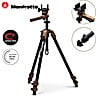 Trépied Télescopique Manfrotto Alpha Shot Grip Pro Kit Fibre de Carbone