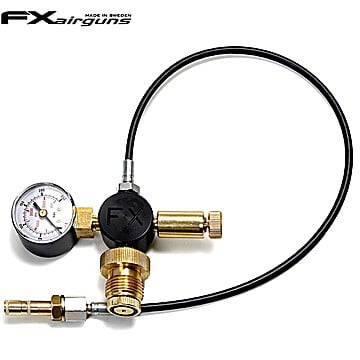 FX DIN Scuba Gauge and Hose Kit 200/300BAR 1/8 BSP