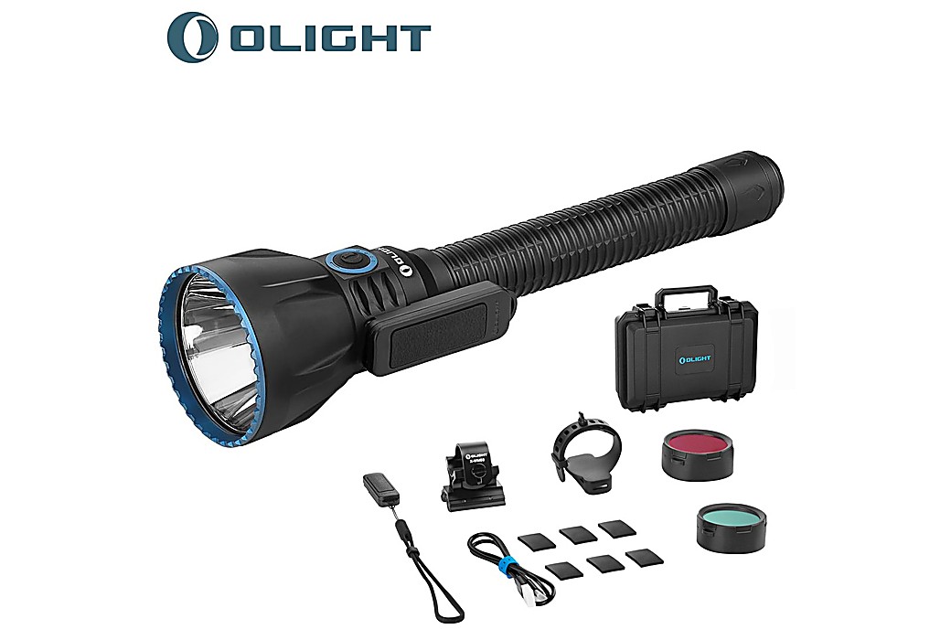 Olight Javelot Turbo 2 Tactical Flashlight Hunting Kit LED 1800 Lumens Black