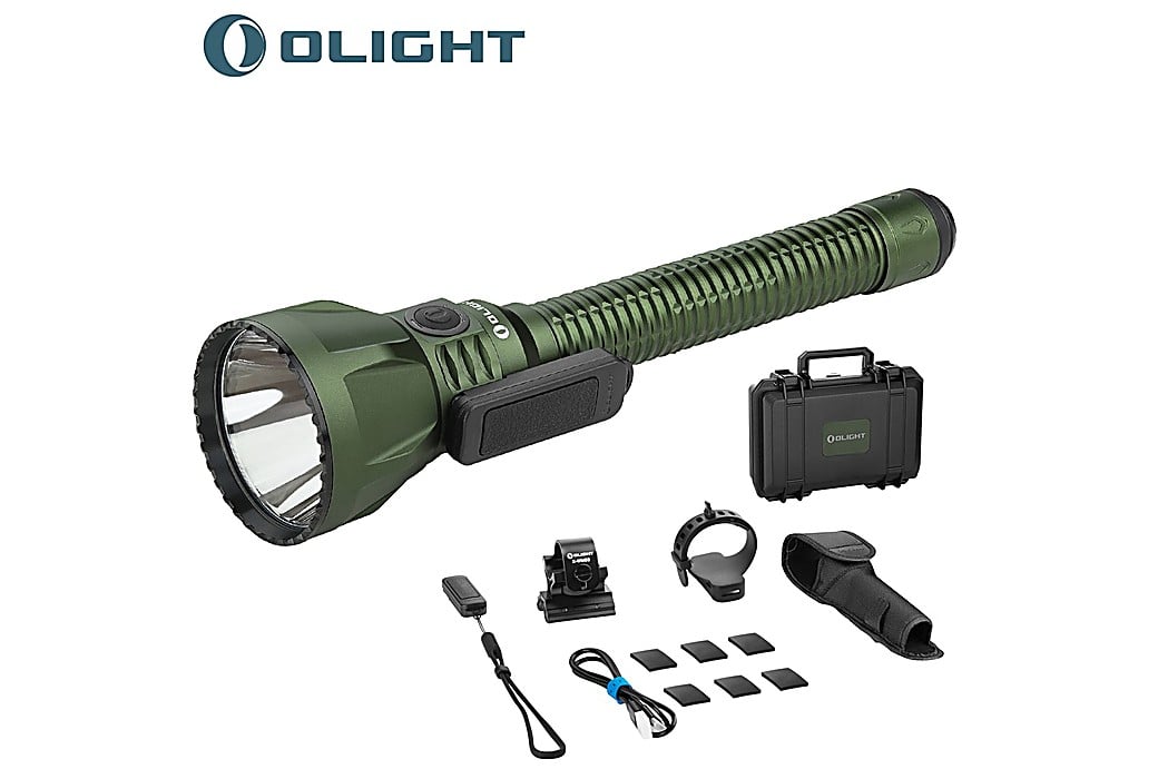 Olight Javelot Turbo 2 Tactical Flashlight Kit LED 1800 Lumens Green