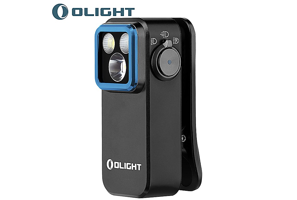 Lanterna Oclip Pro LED 500 Lumens Clip-On Preto