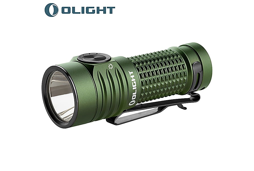 Olight Baton Turbo Flashlight LED 1000 Lumens Green