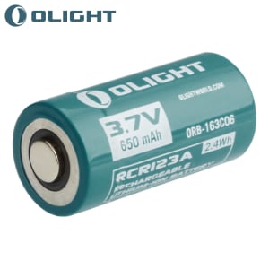 Bateria Recarregável Olight RCR123A 3.7v 650mAh