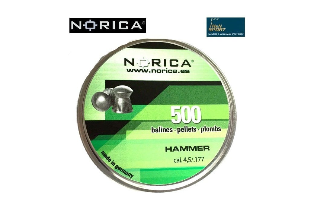 BALINES NORICA POINTED 4.50mm (.177) 500PCS