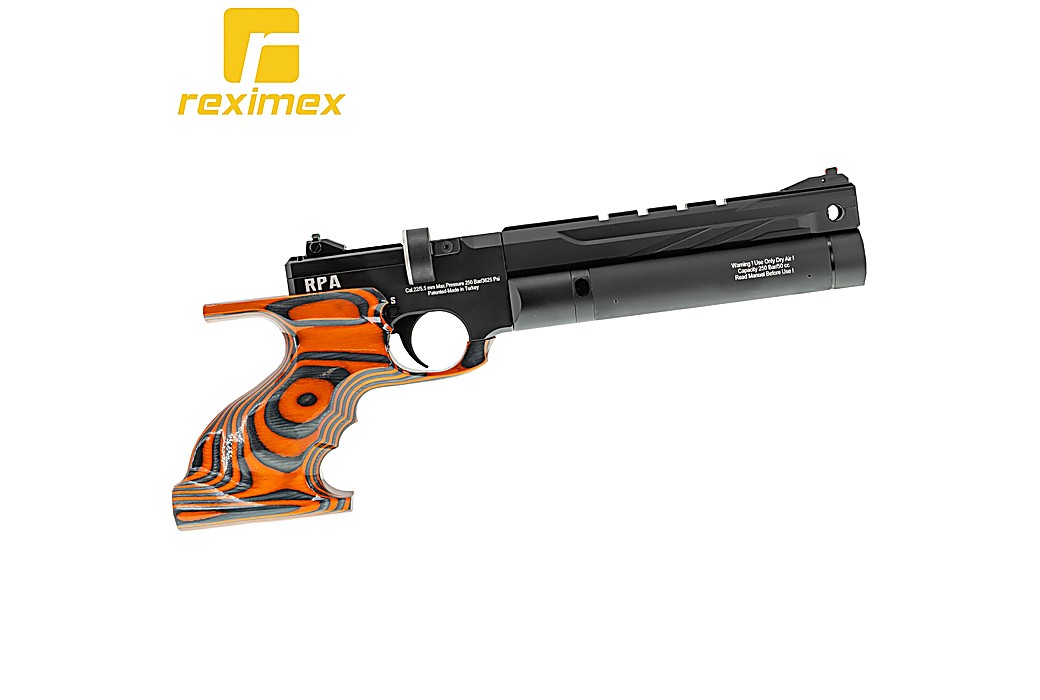 Pistola PCP Reximex RPA Laminado Laranja