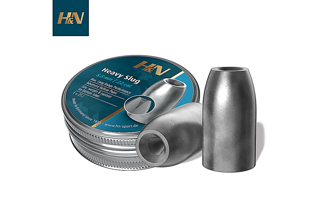 Balines H&N Slug HP Heavy 5.50mm (.22) 35gr 150Pcs