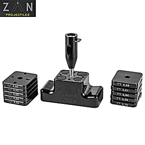 Zan Projectiles Calibrateur de Munitions 5.50 mm (.22) Double Face