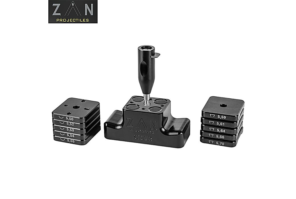 Zan Projectiles Pellet Sizer 5.50mm (.22) Double Side
