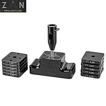 Zan Projectiles Calibrador de Chumbos 5.50 mm (.22) Duplo Lado