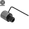 Adaptador de Cano Macho Steyr Black 1/2" UNF