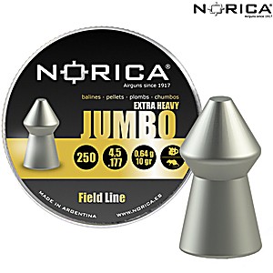 Balines Norica Jumbo Extra Heavy Field Line 4.50mm (.177) 10gr 250pcs