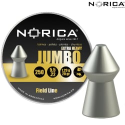 Munitions Norica Jumbo Extra Heavy Field Line 5.50mm (.22) 20gr 250pcs