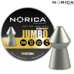 Munitions Norica Jumbo Extra Heavy Field Line 5.50mm (.22) 20gr 250pcs