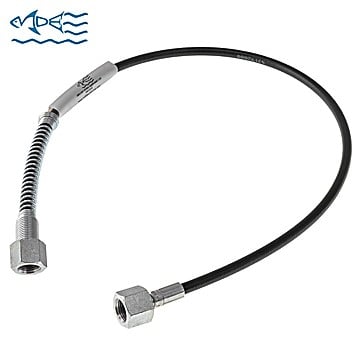MDE Microbore Fill Hose 50cm 1/8" BSP Female x 1/8" BSP Female