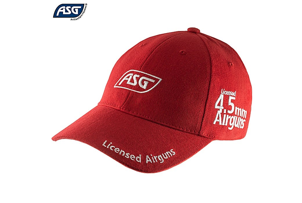 ASG Red Adjustable Cap