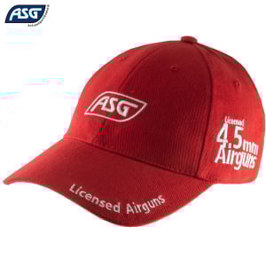 ASG Red Adjustable Cap