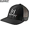 Casquette Ajustable Element Optics Trucker Negro