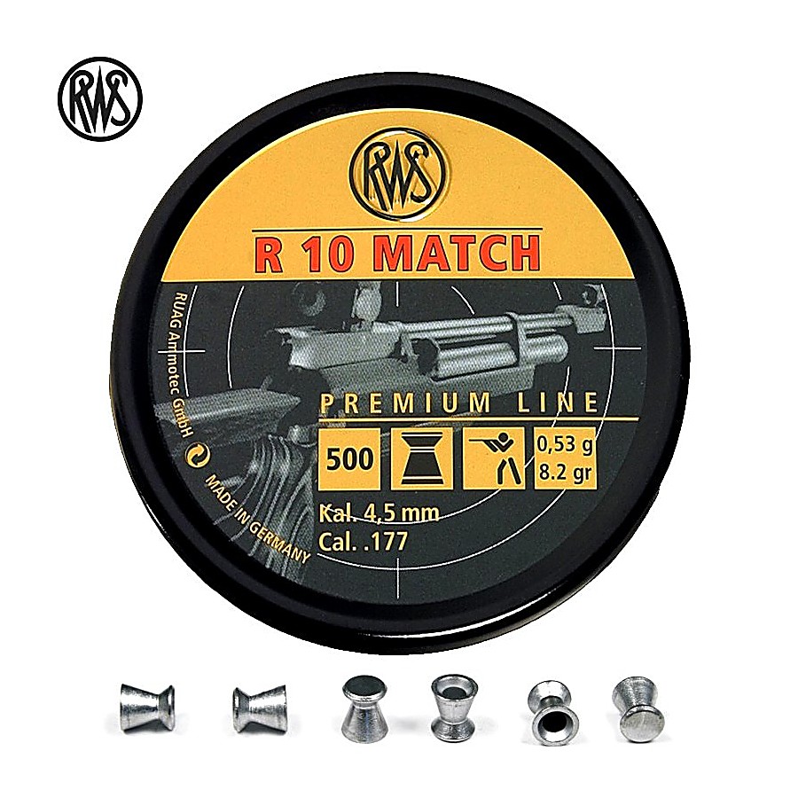 Buy online Air gun pellets RWS R10 Match Rifle 4.49mm (.177