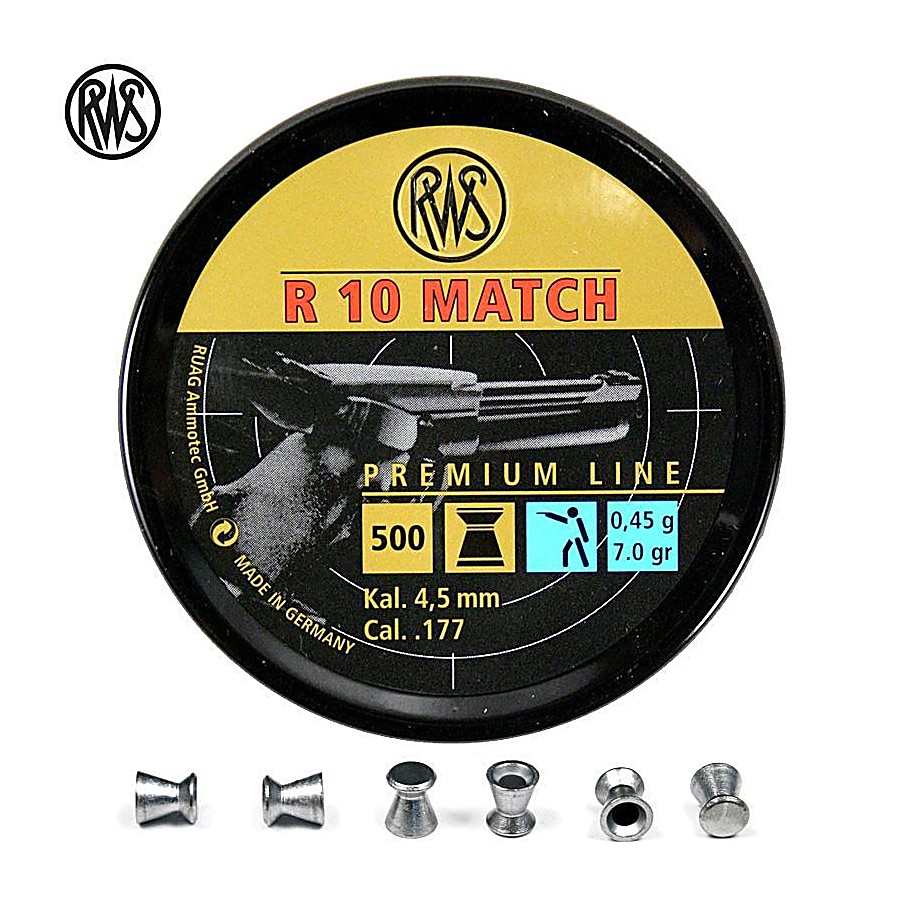Buy online Air pistol pellets RWS R10 Match Pistol 4.49mm