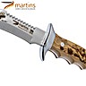 Martins Bushcraft Knife M Olive 15.7cm Deer