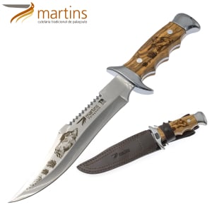 Couteau Bushcraft Martins M Olive 15.7cm Sanglier