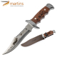 Cuchillo Bushcraft Martins M Bubinga 15.7cm Ciervo