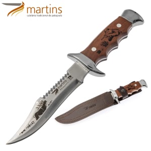Couteau Bushcraft Martins M Bubinga 15.7cm Chevreuil