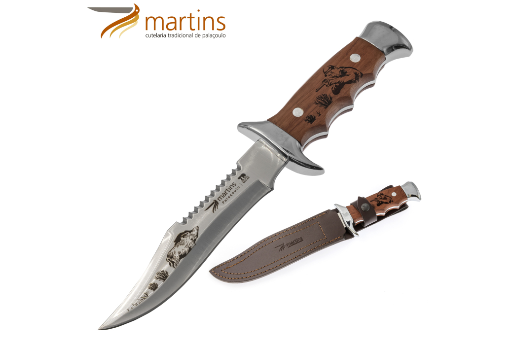 Couteau Bushcraft Martins M Bubinga 15.7cm Sanglier