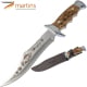 Couteau Bushcraft Martins L Olive 19.8cm Sanglier