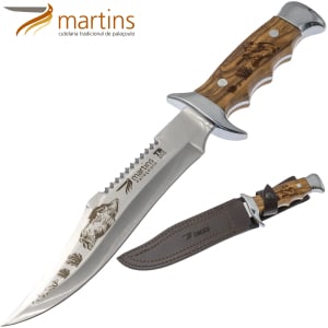 Couteau Bushcraft Martins L Olive 19.8cm Sanglier