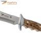 Couteau Bushcraft Martins L Olive 19.8cm Sanglier