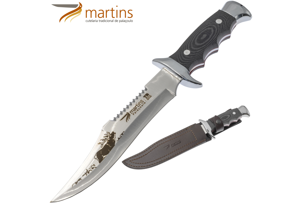 Couteau Bushcraft Martins L Micarta 19.8cm Chevreuil