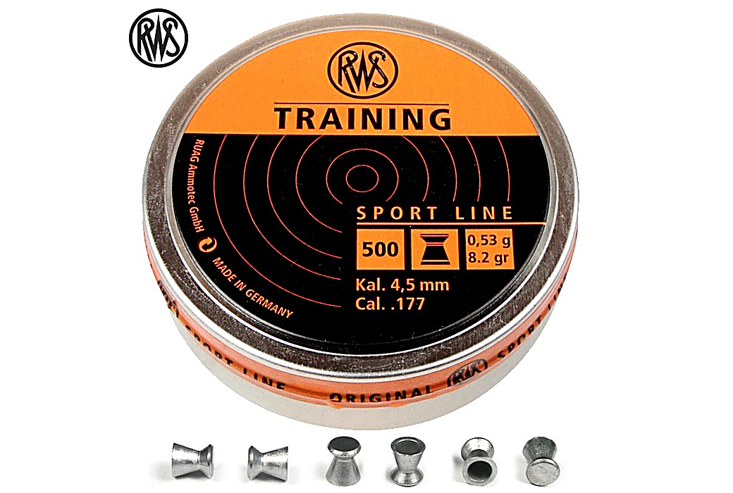 MUNITIONS RWS TRAINING 4.50mm (.177) 500PCS