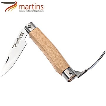 Martins Pocket Knife w/ Fork Beech 6.6cm