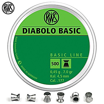 CHUMBO RWS DIABOLO BASIC 4.50mm (.177) 500PCS